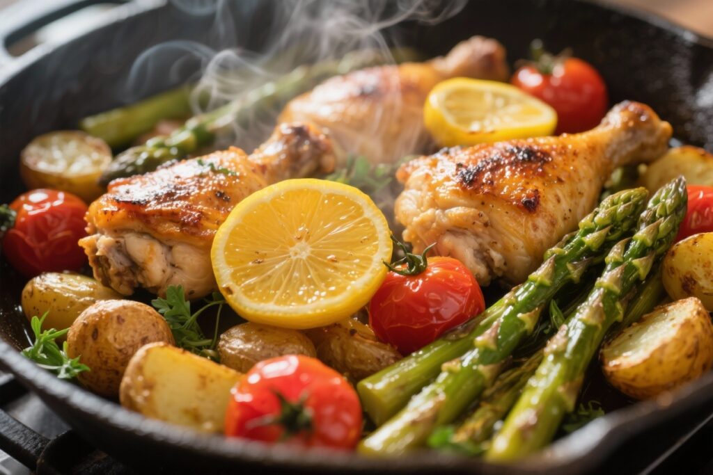 featured image for: 7 one pan dinners that make clean up effortless