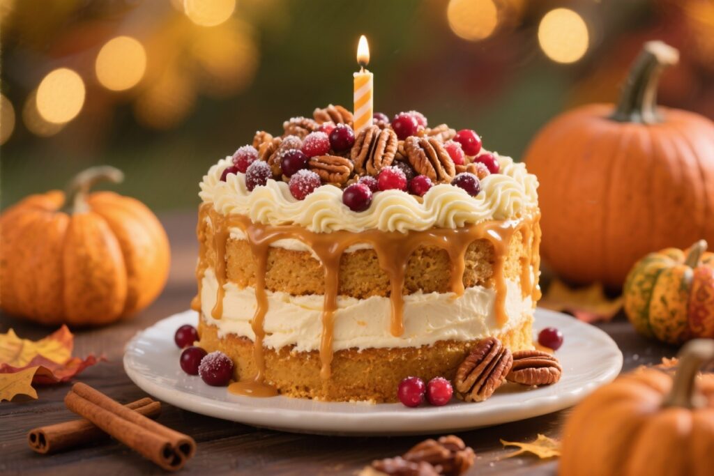 featured image for: creative thanksgiving birthday cake ideas for a sweet holiday celebration