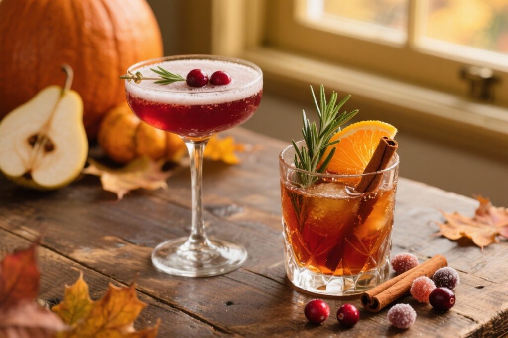 featured image for: creative thanksgiving cocktails your guests haven’t tried yet