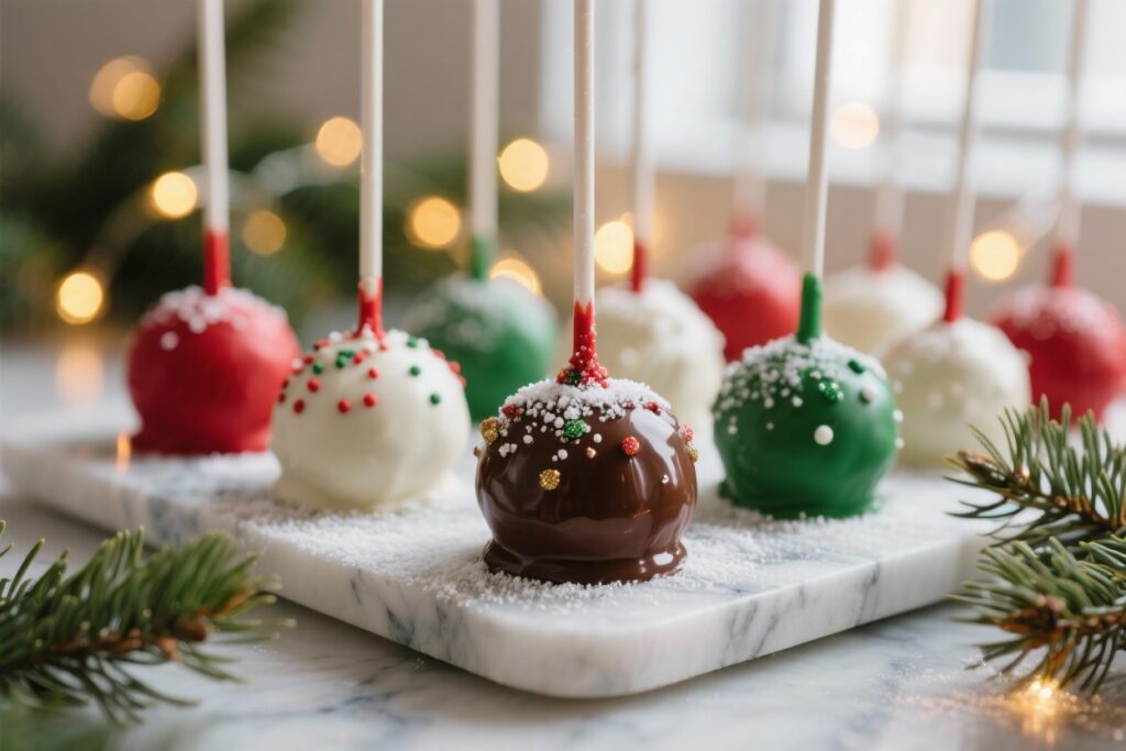 featured image for: easy christmas cake pops for beginners (no fail guide!)