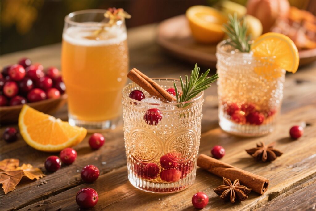 featured image for: easy thanksgiving drinks you can make in 10 minutes
