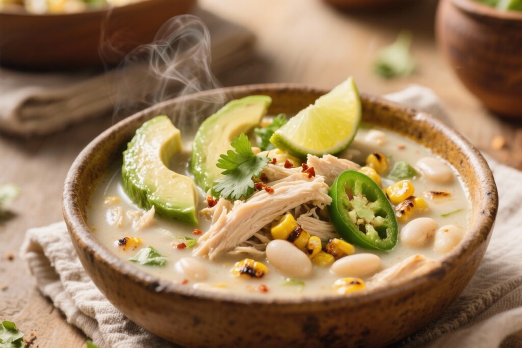 featured image for: easy white chicken chili
