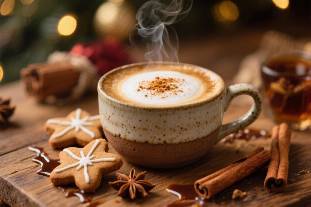 featured image for: gingerbread latte recipe: recreate starbucks’ spiced holiday favorite