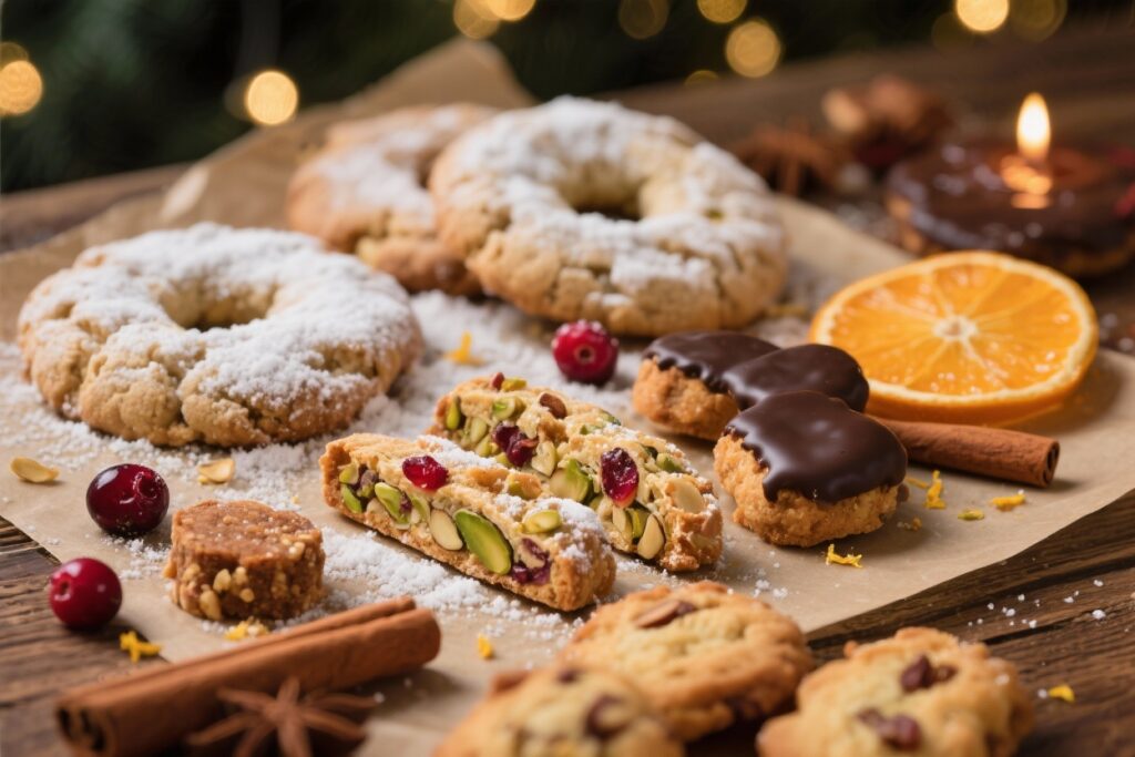 featured image for: healthy and low sugar christmas baking recipes