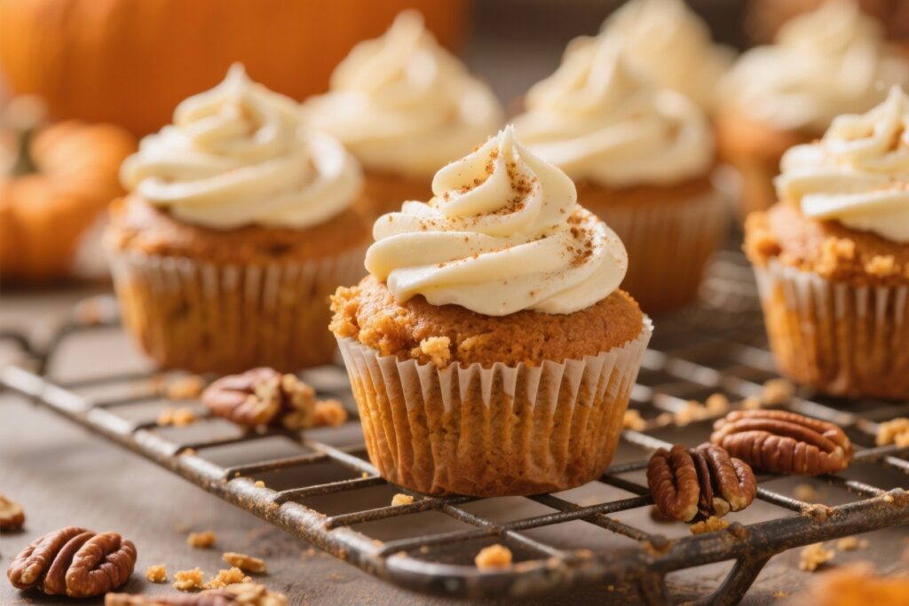 featured image for: pumpkin cupcakes