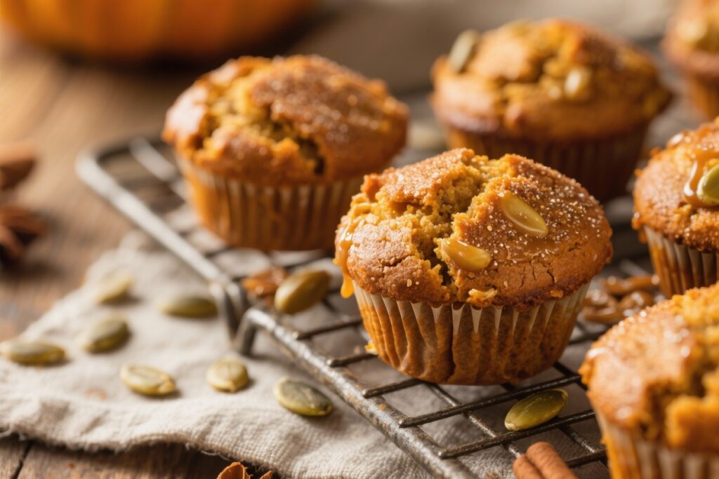 featured image for: pumpkin muffins