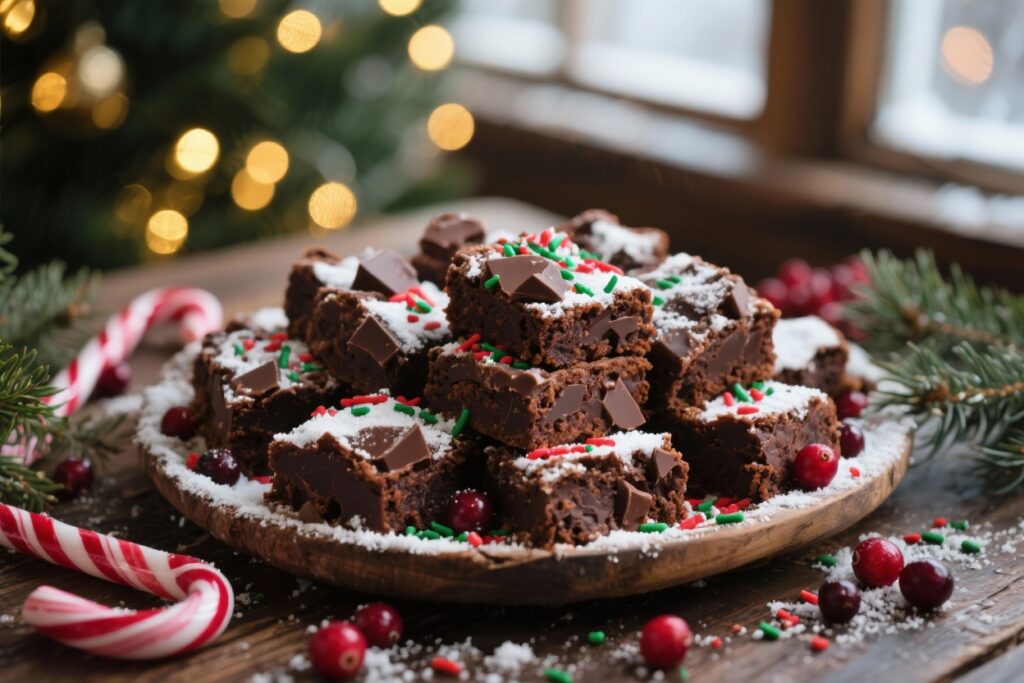 featured image for: quick & easy christmas brownies anyone can make