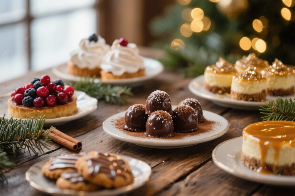 featured image for: show stopping christmas dessert ideas for holiday parties