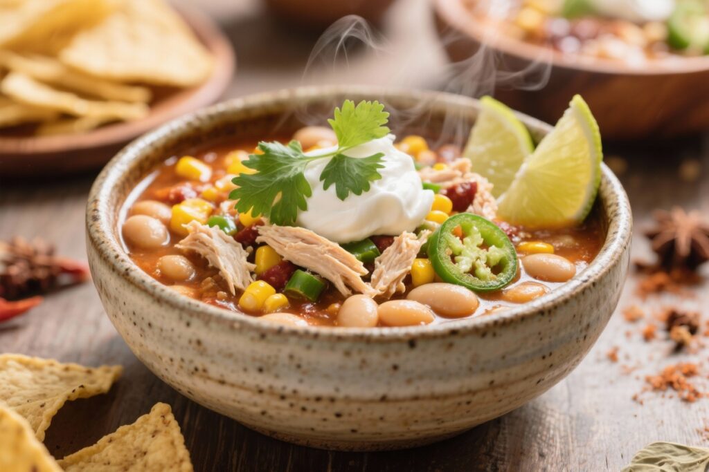 featured image for: white bean chicken chili