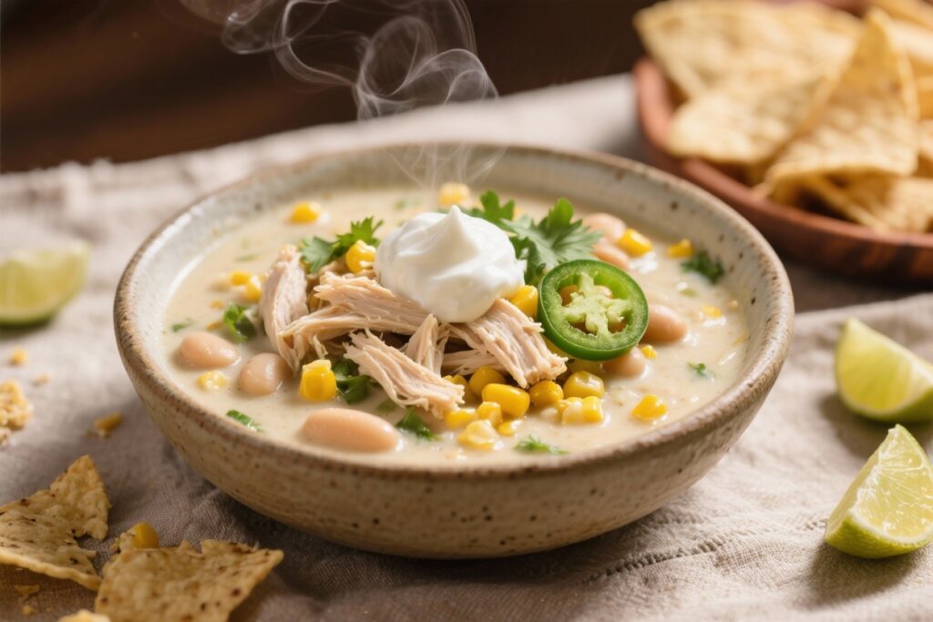 featured image for: white chicken chili recipe