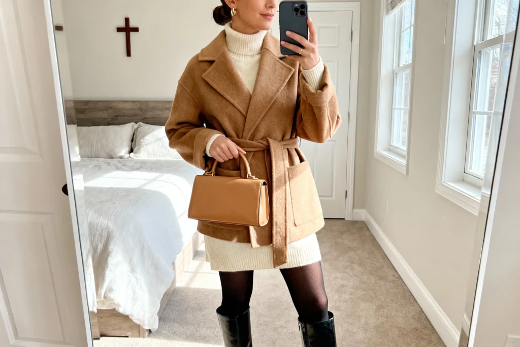 featured image for: classy winter church outfit ideas for sunday service