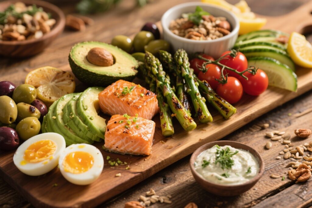 featured image for: 10 day keto beginner meal plan (easy & practical)