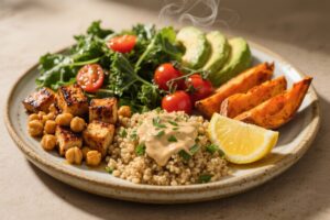 featured image for: 15 high protein vegan dinner recipes for clean eating nights