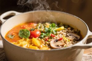 featured image for: 15 one pot vegan soups for simple plant based meals