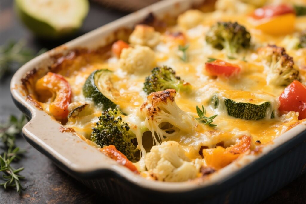 featured image for: 7 cheesy low carb vegetable casseroles