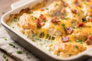 featured image for: 8 chicken bacon ranch casserole variations