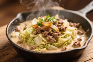 featured image for: 9 creamed cabbage and beef dishes for dinner