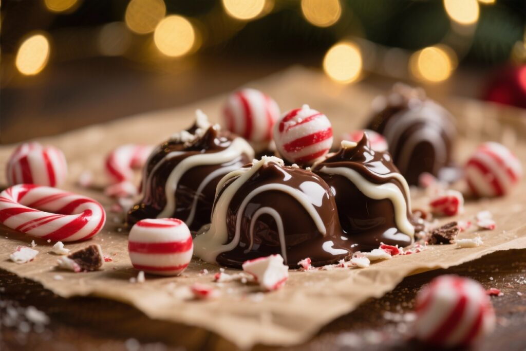 featured image for: classic christmas peppermint bark recipe (only 4 ingredients!)