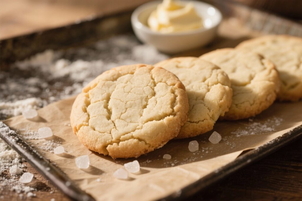 featured image for: easy vegan sugar cookies with simple pantry ingredients