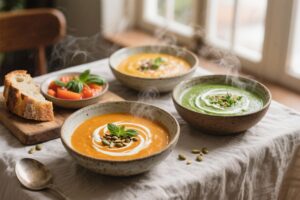 featured image for: quick & easy vegan soup recipes ready in 30 minutes