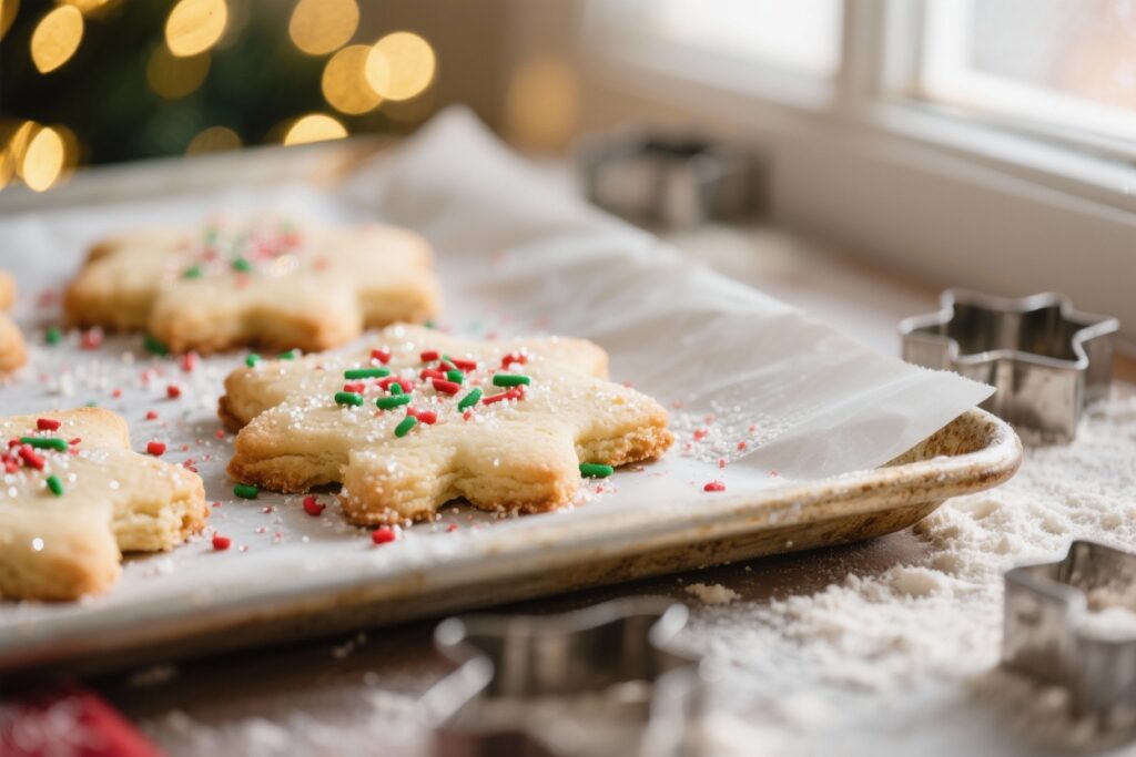 featured image for: soft & chewy christmas sugar cookies