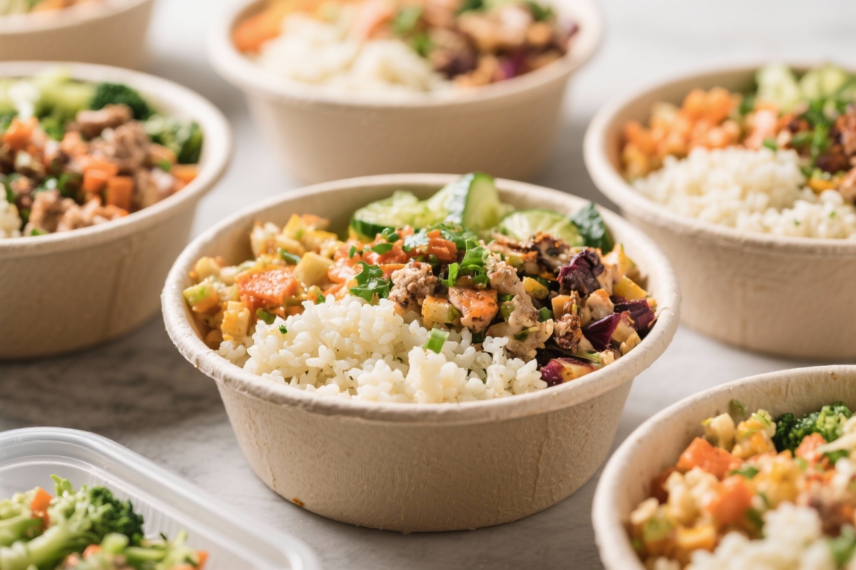 Cauliflower Rice Bowls for Healthy Low-Carb Meal Prep: The Power Lunch ...