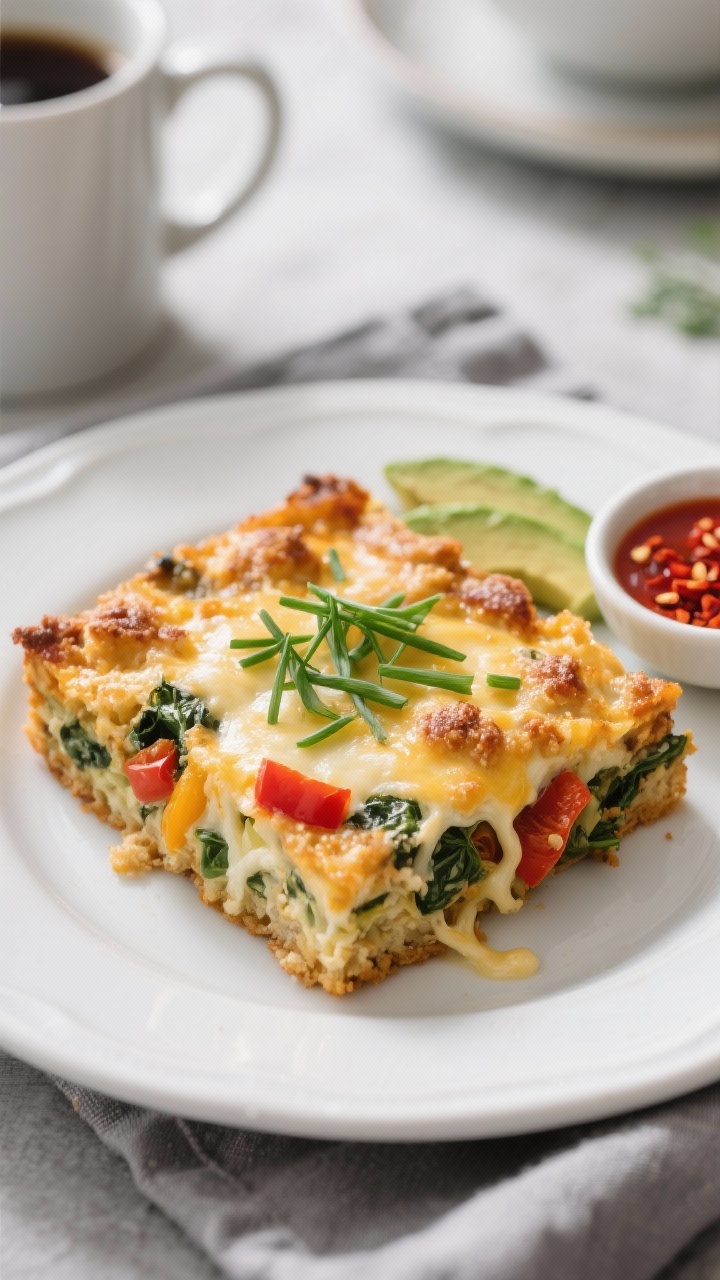 Final plated serving — family weekend vibe: Overhead hero plate featuring a square slice of the ca