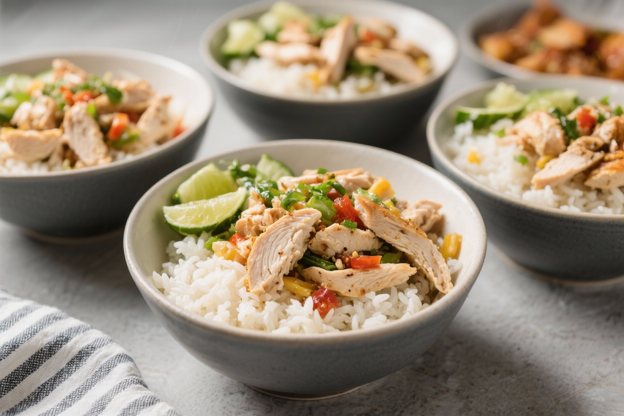 5-Minute Leftover Chicken Rice Bowls for Busy Nights: The Zero-Excuse ...