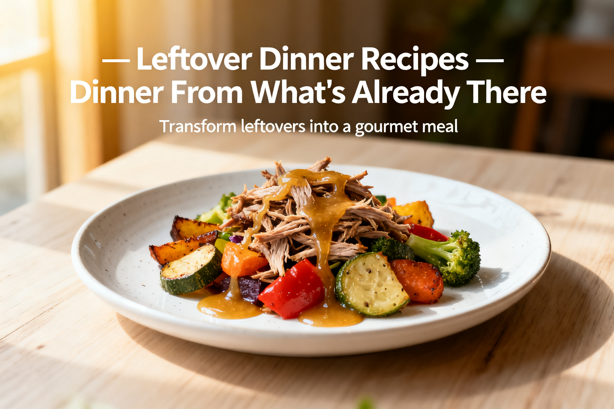 Leftover Dinner Recipes — Dinner From What's Already There - Simple Ways to Turn Extras Into a New Meal featured image 12417
