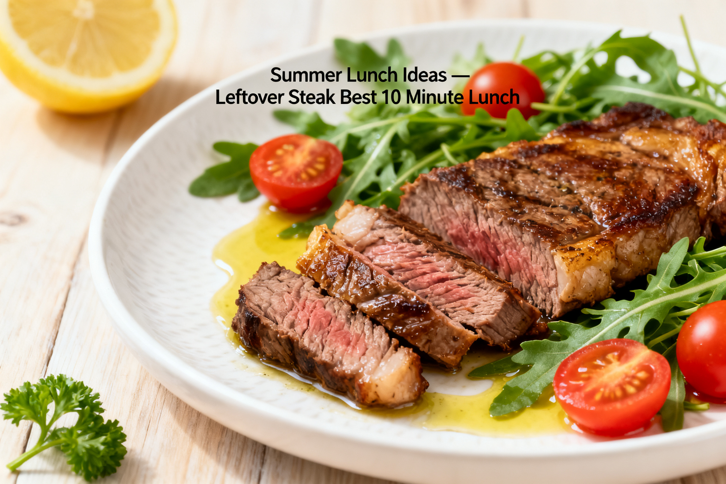Summer Lunch Ideas — Leftover Steak Best 10 Minute Lunch - Easy, Fresh, and Full of Flavor featured image 13222