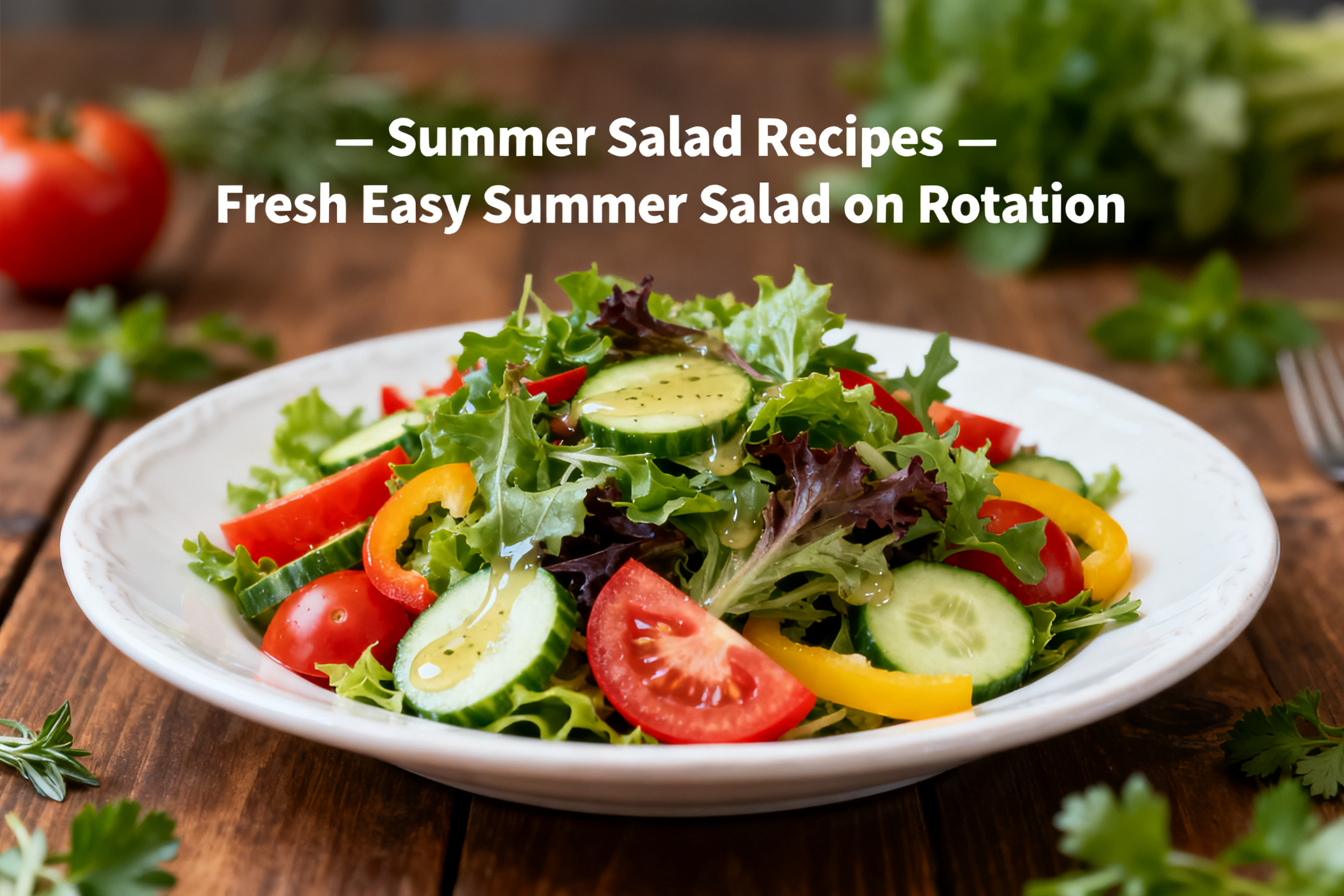 Summer Salad Recipes — Fresh Easy Summer Salad on Rotation - Crisp, Juicy, and Ready in Minutes featured image 13253
