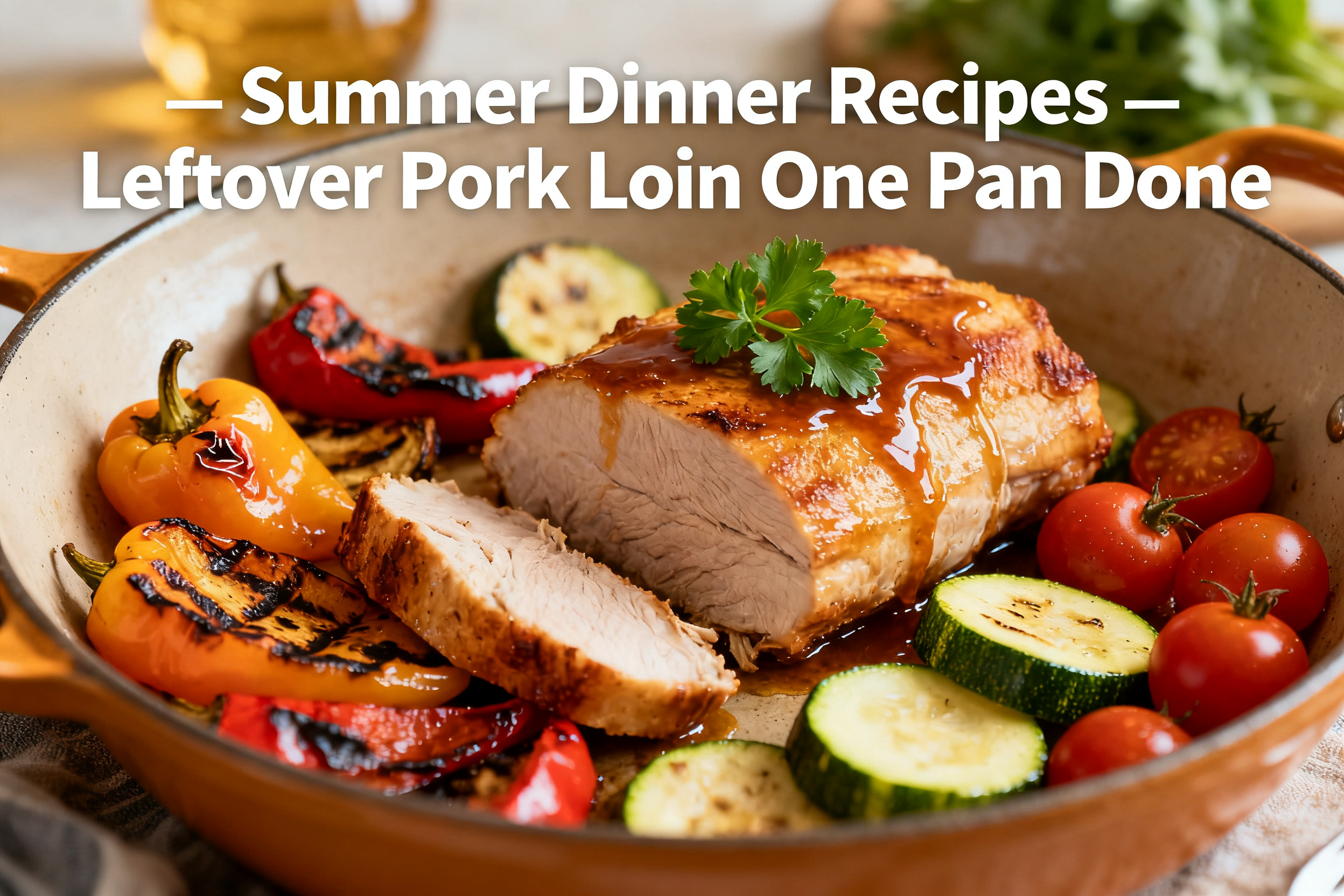 Summer Dinner Recipes — Leftover Pork Loin One Pan Done - Fast, Fresh, And Flavorful featured image 13412