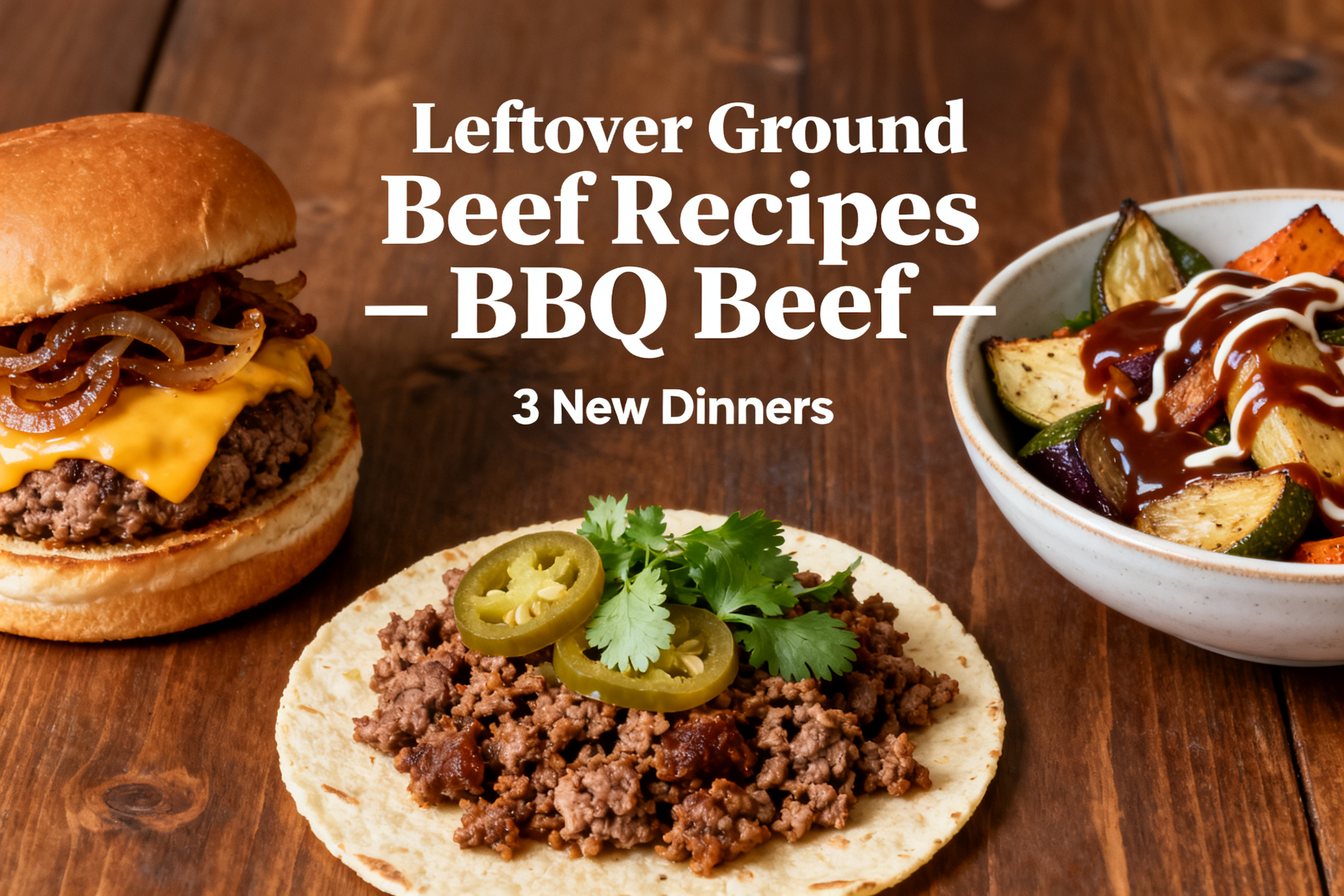 Leftover Ground Beef Recipes — BBQ Beef 3 New Dinners - Simple, Flavor-Packed Ideas featured image 13705