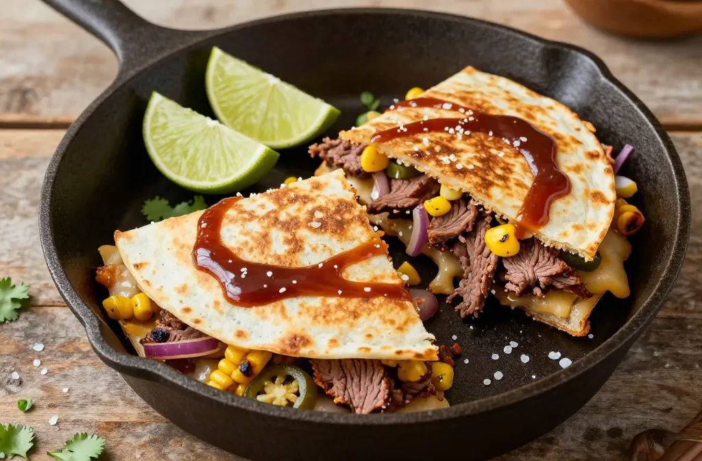 Sizzling Leftover Steak Recipes — Bbq Steak Quesadilla Summer Dinner
