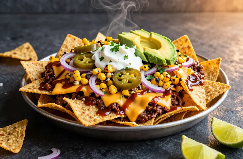 Sizzling Leftover Chili Recipes — Bbq Chili Nachos Summer Dinner