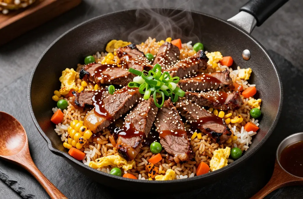 Craveable Leftover Steak Recipes — Bbq Steak Fried Rice