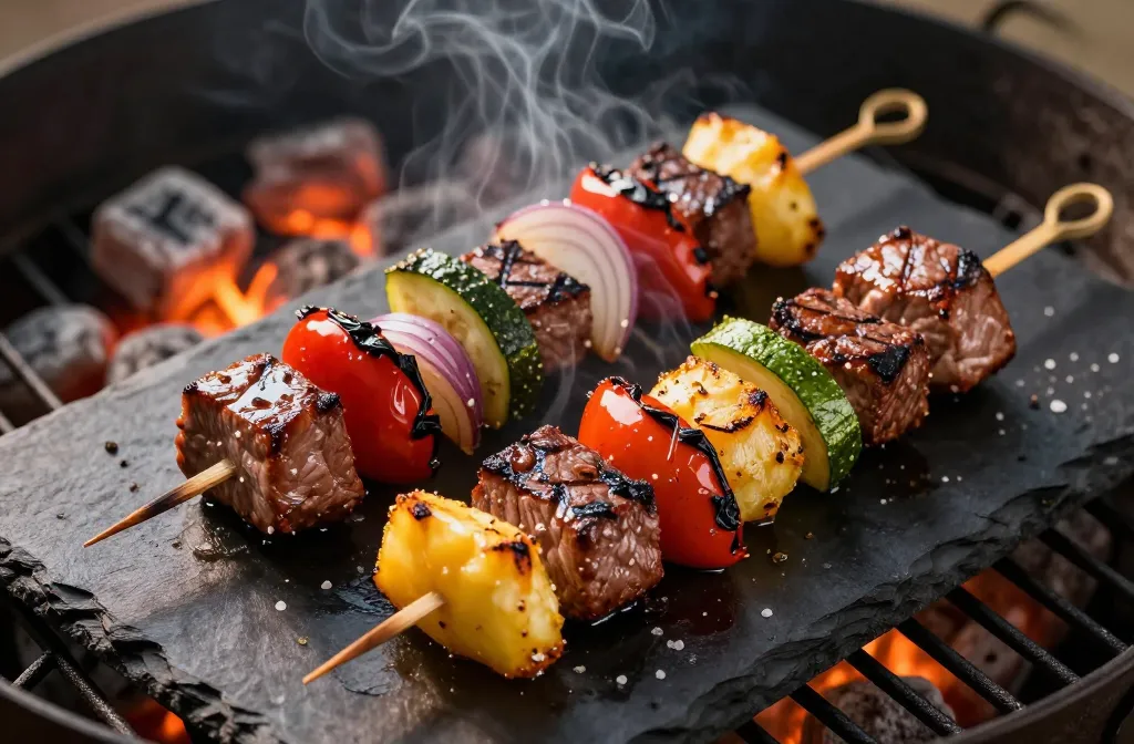 Ultimate Steak Kabobs on the Grill — Summer Bbq Recipe