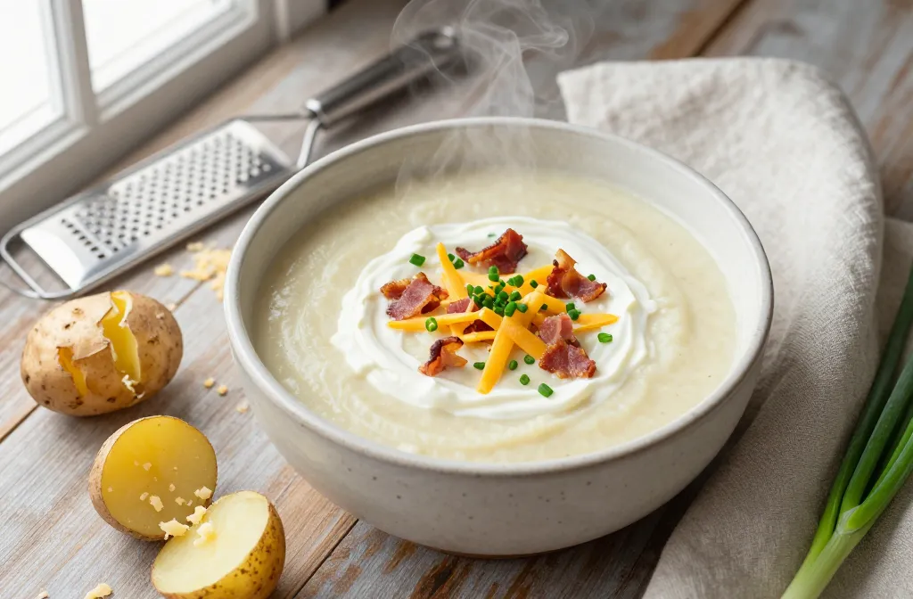 Turn Extras Into Comfort: 6. Leftover Baked Potato Recipes — Creamy Potato Soup