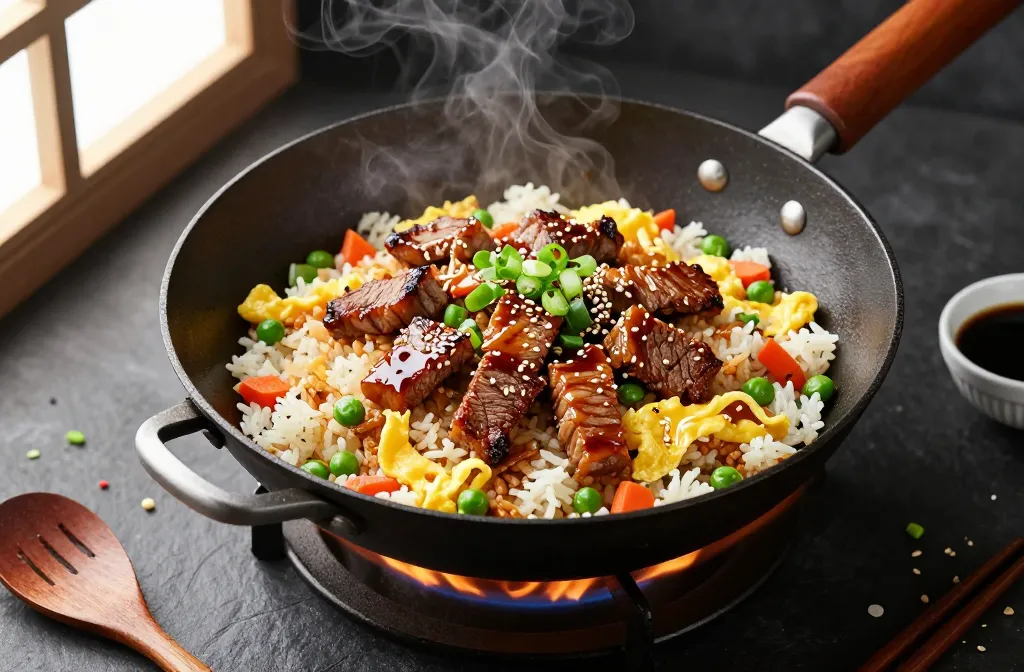 Crave-Worthy Leftover Steak Fried Rice — Easy Bbq Dinner in Under 20 Minutes