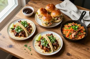 What to Do with Leftover Bbq Pork — Tacos Sliders and Fried Rice Tonight