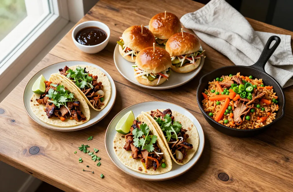 What to Do with Leftover Bbq Pork — Tacos Sliders and Fried Rice Tonight