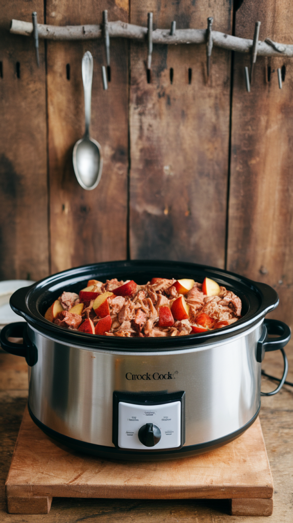 apple chipotle pork tacos