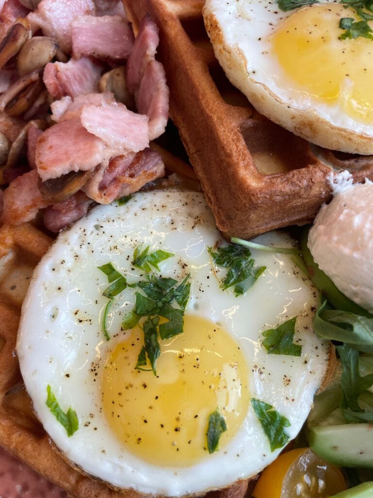mashed potato waffles