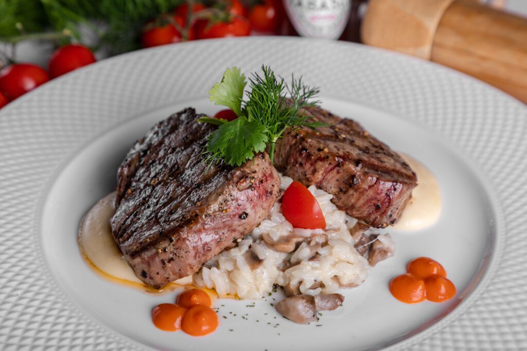 pexels dima valkov 1186343 4001870pork and mushroom orzo “risotto”2