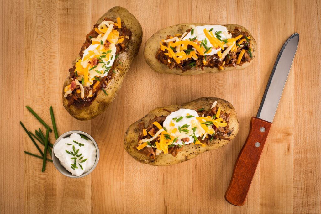 pexels tom davis 2148511154 30146061loaded bbq chicken baked potatoes