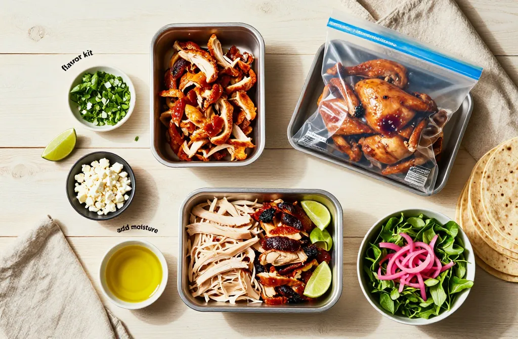 Smarter Summer Meal Prep — Rotisserie Chicken Leftovers All Week