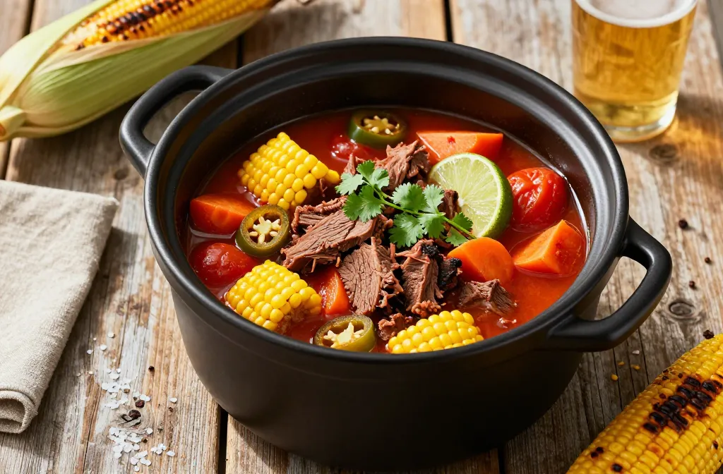 Summer Crockpot Recipes — Leftover Brisket Into Bold Stew Tonight