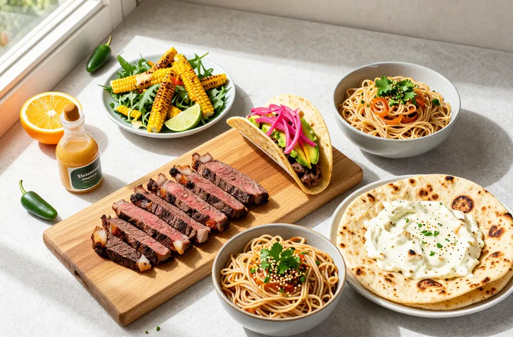 Flip Summer Dinner Recipes — Leftover Steak Into 4 Bold Dinners