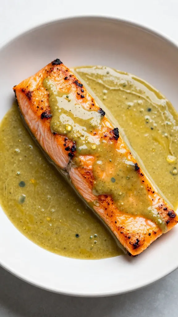 flaked grilled salmon with miso citrus dressing bowl