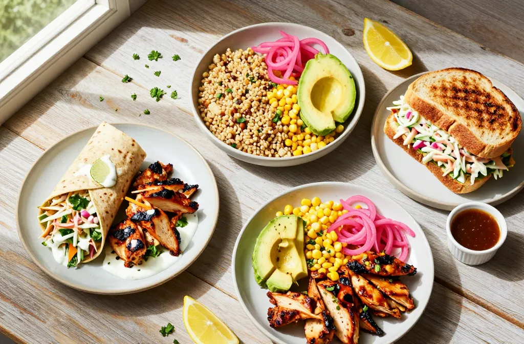 Summer Lunch Ideas — Leftover Bbq Chicken Into Quick Lunches That Wow
